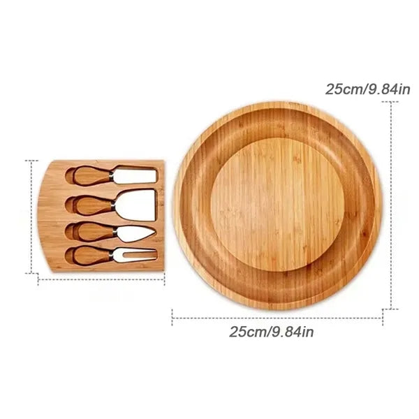 Bamboo Charcuterie Board Set