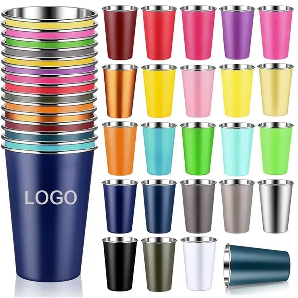 16 oz Stainless Steel Pint Cup