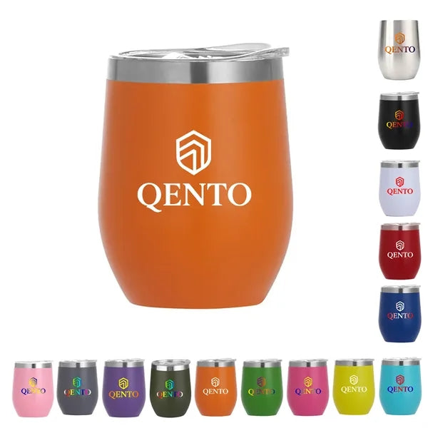 12 Oz Stainless Steel Eggshell Thermos Cup Customizable