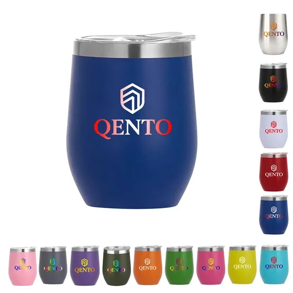 12 Oz Stainless Steel Eggshell Thermos Cup Customizable