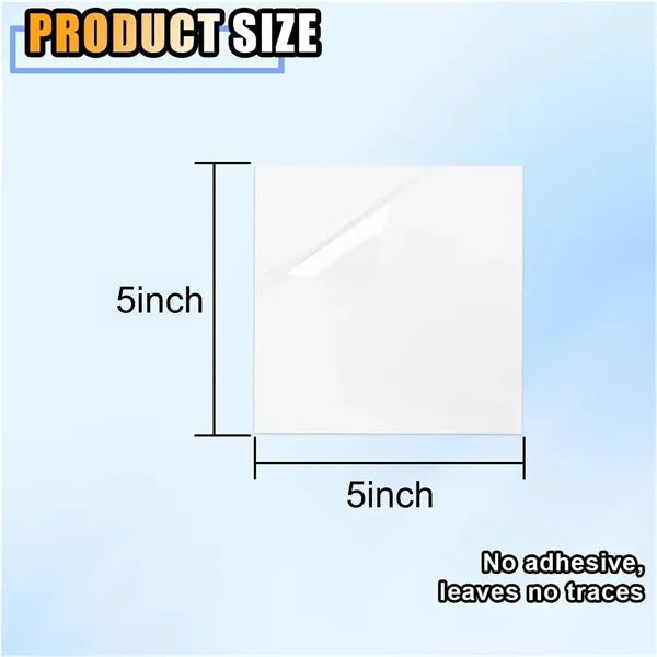 Vinyl Clear Car Static Cling Decal Removable Window Sticker