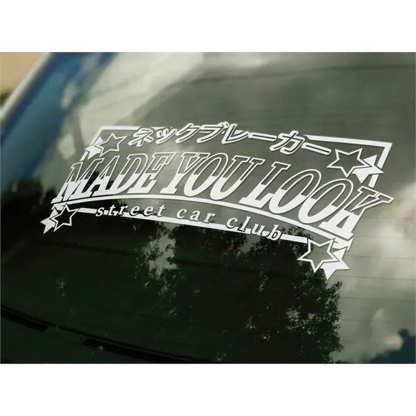 Vinyl Clear Car Static Cling Decal Removable Window Sticker