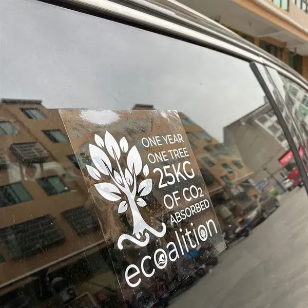 Vinyl Clear Car Static Cling Decal Removable Window Sticker