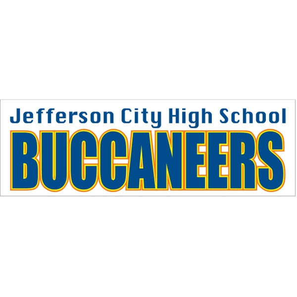 11.5" x 3.75" Bumper Sticker