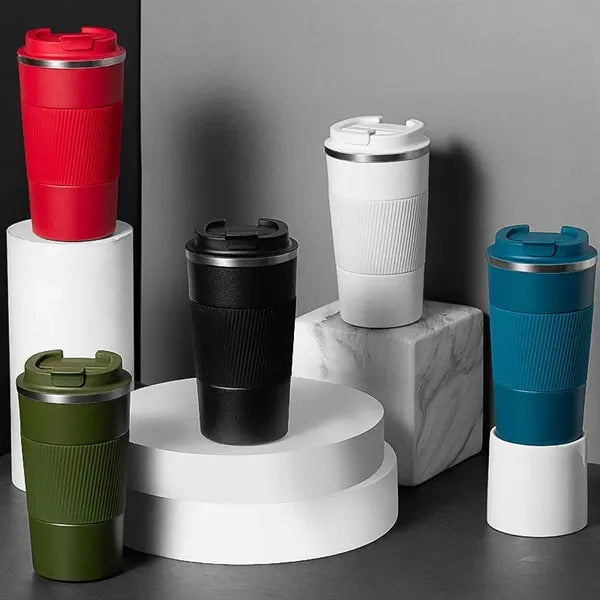 12oz Insulated Coffee Mug with Leak Proof Lid