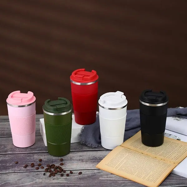 12oz Insulated Coffee Mug with Leak Proof Lid