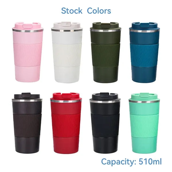 12oz Insulated Coffee Mug with Leak Proof Lid