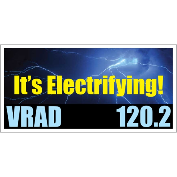7.5" x 3.75" Bumper Sticker 4CP