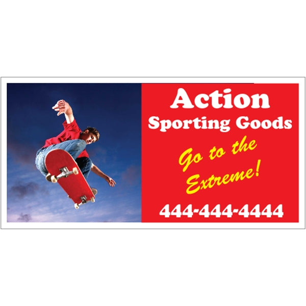 7.5" x 3.75" Bumper Sticker 4CP