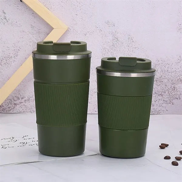 12oz Insulated Coffee Mug with Leak Proof Lid