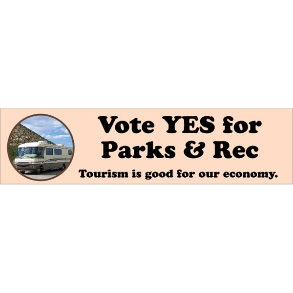 11.5" x 3" Bumper Sticker 4CP