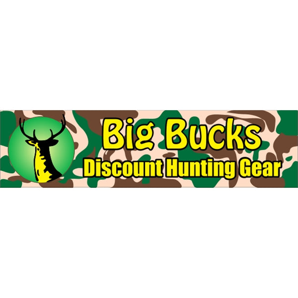 11.5" x 3" Bumper Sticker 4CP