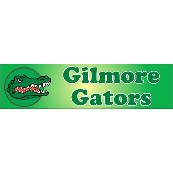 11.5" x 3" Bumper Sticker 4CP