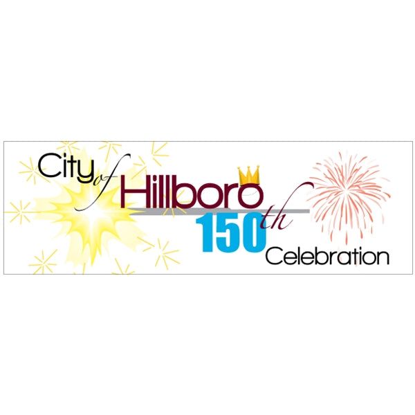11.5" x 3.75" Bumper Sticker 4CP