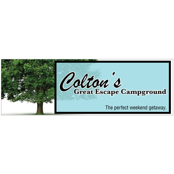 11.5" x 3.75" Bumper Sticker 4CP