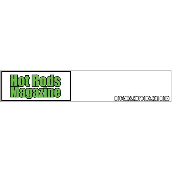 15" x 2.75" Bumper Sticker 4CP