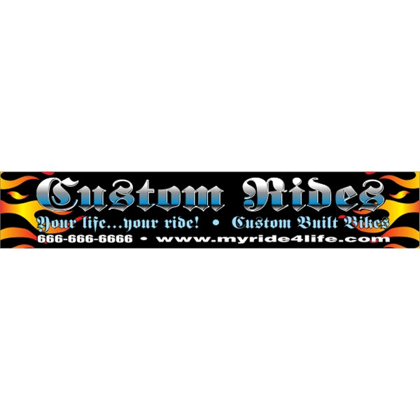 15" x 2.75" Bumper Sticker 4CP