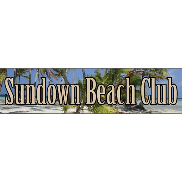 15" x 3.75" Bumper Sticker 4CP