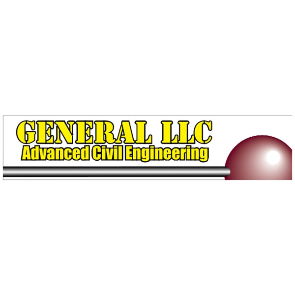 9.25" x 2.0625" Bumper Sticker 4CP