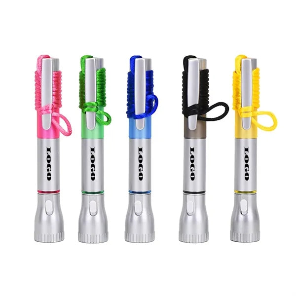 LED Flashlight With Light-Up Pens