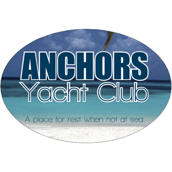 Oval - 6" x 4" Bumper Sticker 4CP