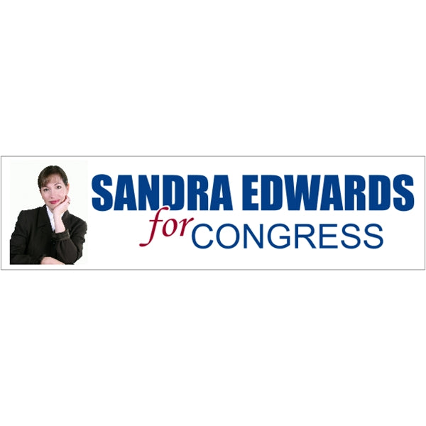 9.25" x 2.5" Bumper Sticker 4CP