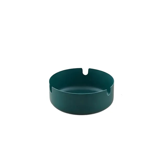 Round Metal Ashtray Cigarette Holder