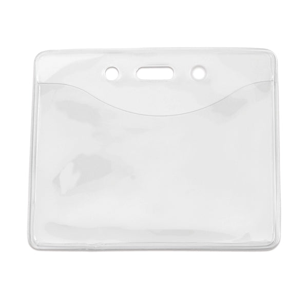 Horizontal DOP-Free Clear Vinyl Badge Holders