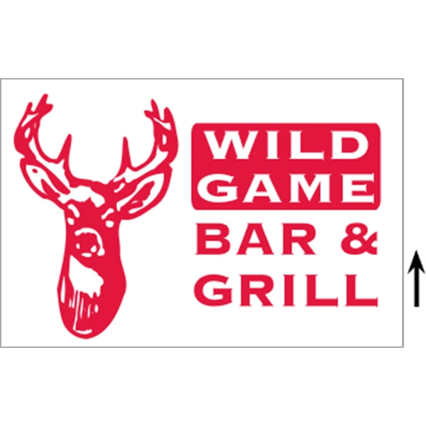18" x 12" Corrugated Sign - 1 Color, 1 Side