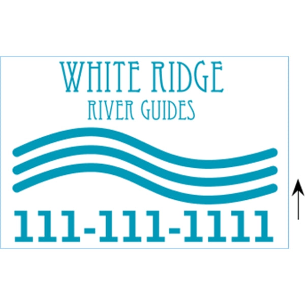 18" x 12" Corrugated Sign - 1 Color, 2 Sides