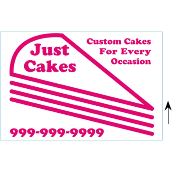 18" x 12" Corrugated Sign - 1 Color, 2 Sides