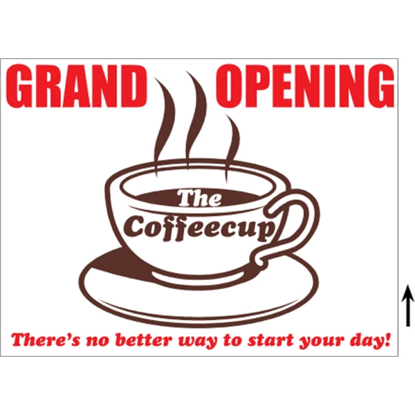 24" x 18" Corrugated Sign - 2 Colors, 1 Side