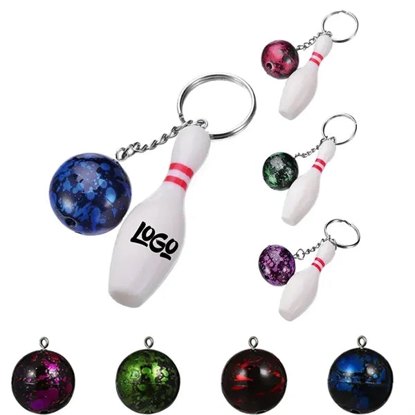 Bowling Pin Keychain