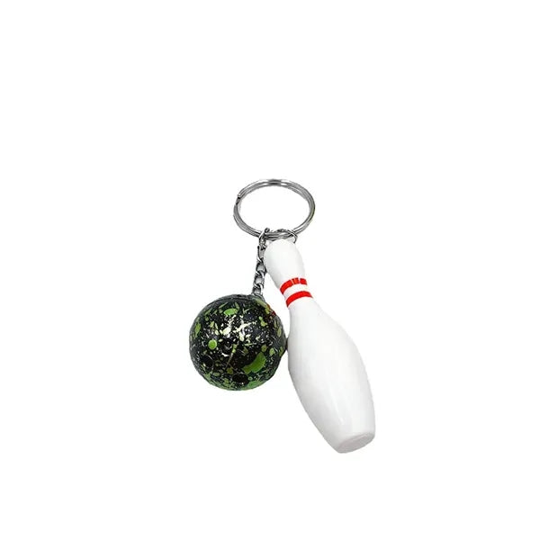 Bowling Pin Keychain