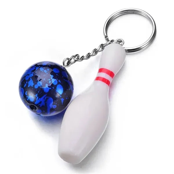 Bowling Pin Keychain