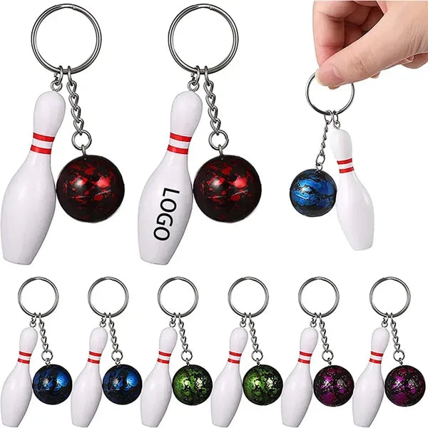 Bowling Pin Keychain