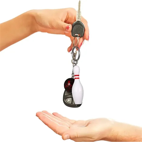 Bowling Pin Keychain