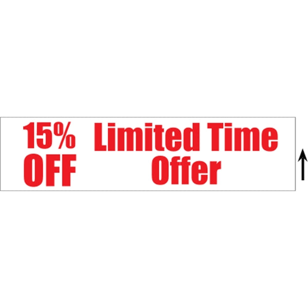 24" x 6" Corrugated Sign