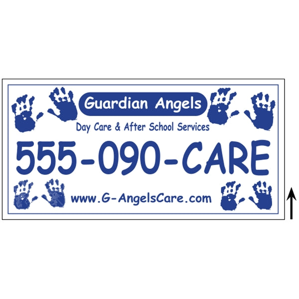 24" X 12" Corrugated Sign