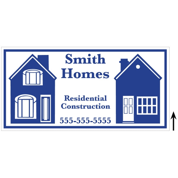 24" X 12" Corrugated Sign