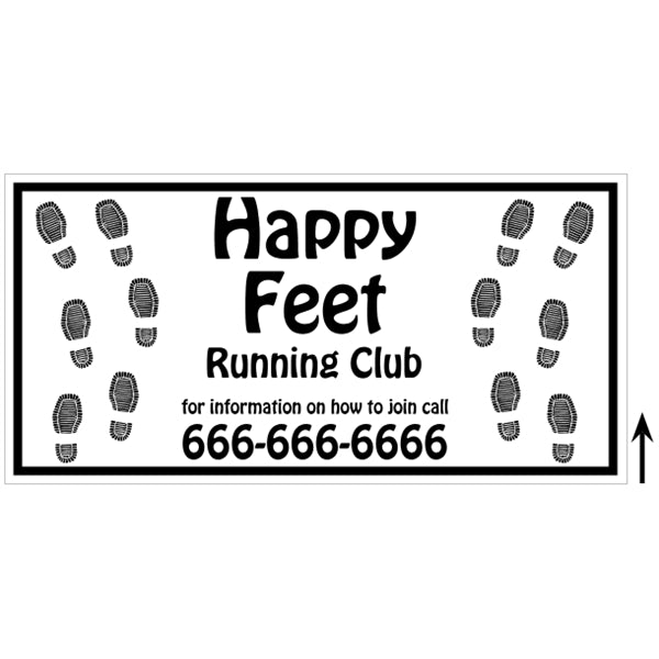 24" X 12" Corrugated Sign