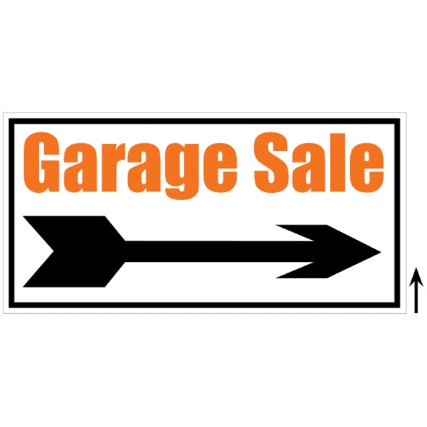 24" X 12" Corrugated Sign