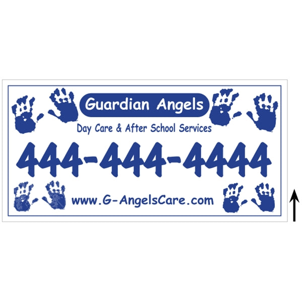 24" X 12" Corrugated Sign