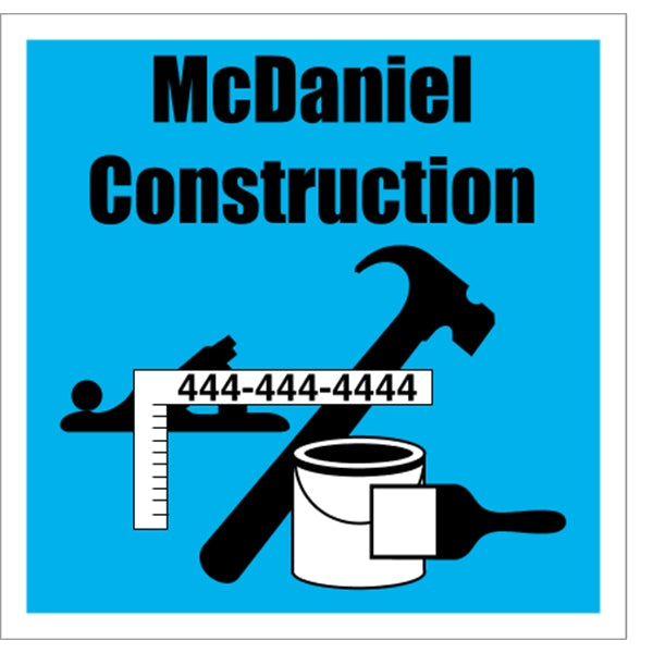 24" X 24" Corrugated Sign