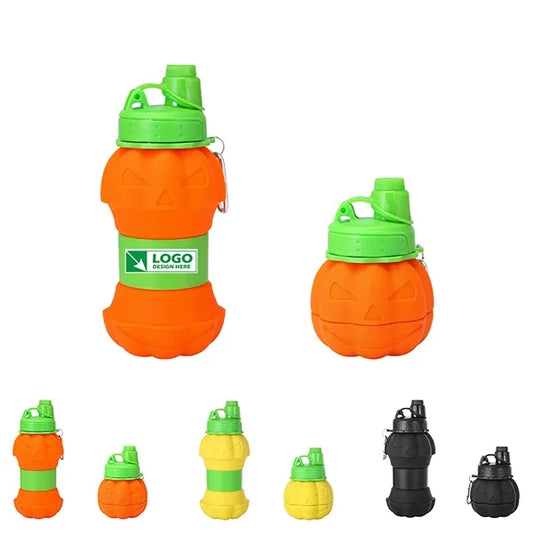 19oz Pumpkin Shaped Collapsible Silicone Cup