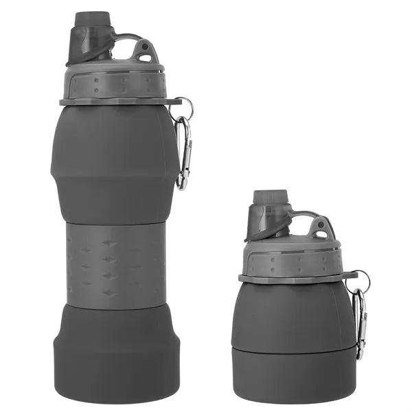 20oz Collapsible Silicone Water Bottle