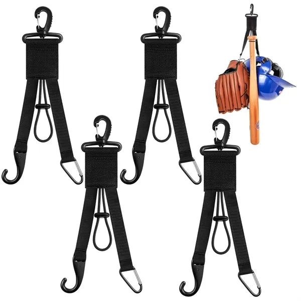 Baseball Softball Fence Hook Helmet Bat Organizer Holder