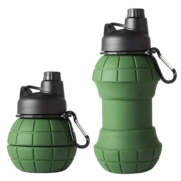 34oz Grenade Collapsible Silicone Water Bottle