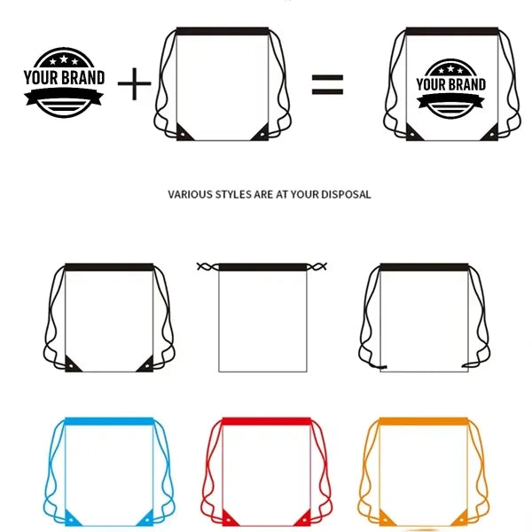 Logo PVC Stadium Clear Waterproof Drawstring Bag