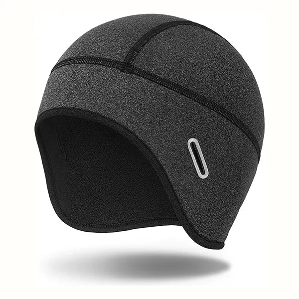 Fleece Cycling Cap with Glasses Holes